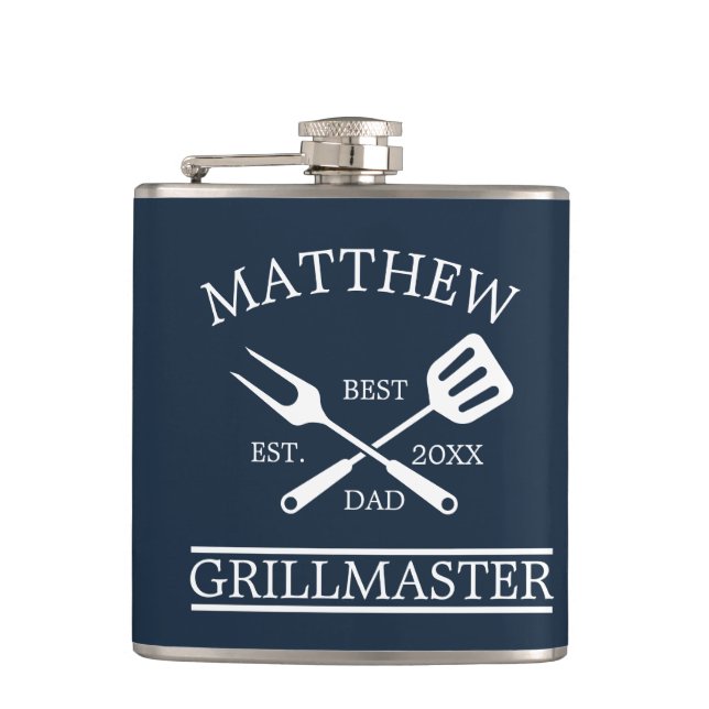 Flasques Cadeaux de Fête des pères Master Grill barbecue mo (Devant)