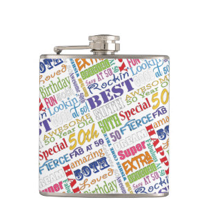 Flasques Cadeaux Uniques Et Spéciaux 50e Anniversaire