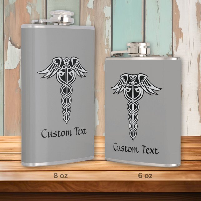 Flasques Caducée Nœud Celtique (Créateur téléchargé)