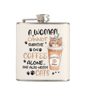 Flasques Café & Chats - Cute Kawaii Art