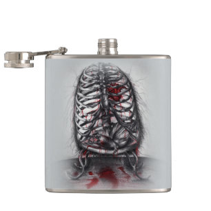 Flasques Cage Vide Anatomie Côtes Cœur Surréalisme Horreur