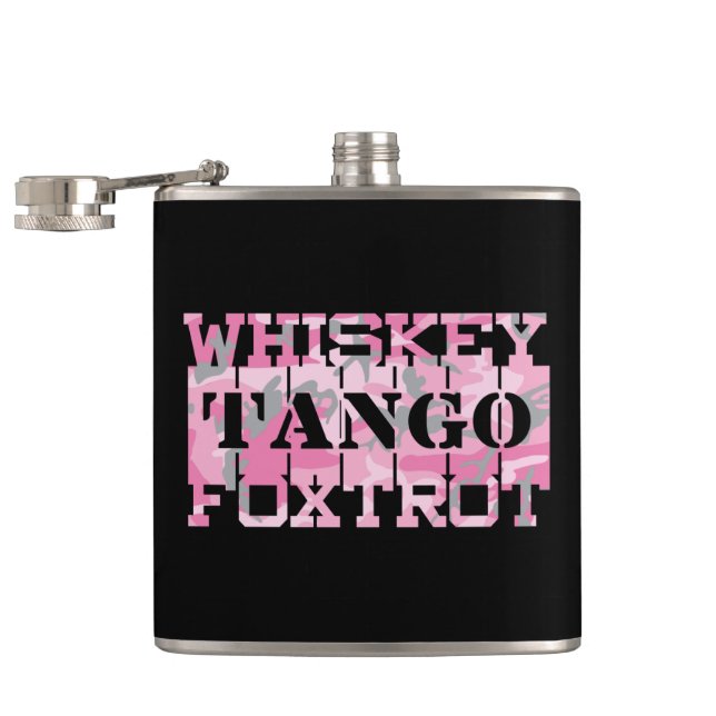 Flasques Camion rose Foxtrot Tango Whiskey Militaire (Ouvert)