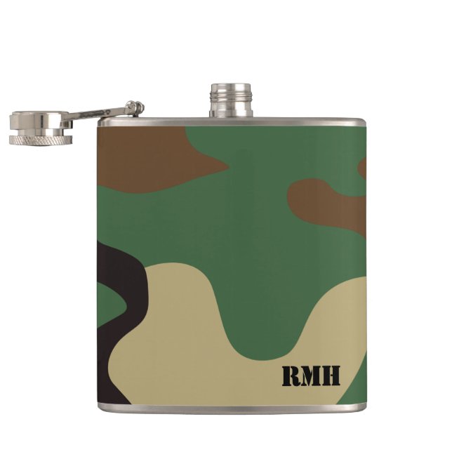 Flasques Camo Monogrammé (Ouvert)