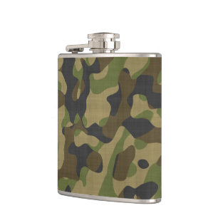 Flasques Camouflage, Camo, Militaire, Motif de chasseurs