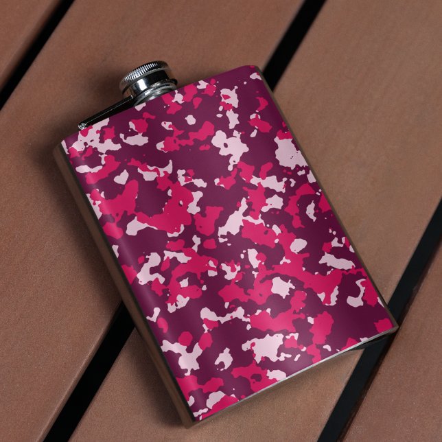 Flasques Camouflage rose (flask)