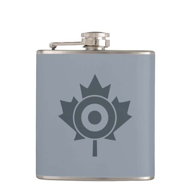 Flasques Canadian Maple Leaf Roundel Mod CANADA (Devant)