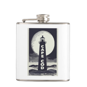 Flasques Cape Cod Massachusetts Phare Lune