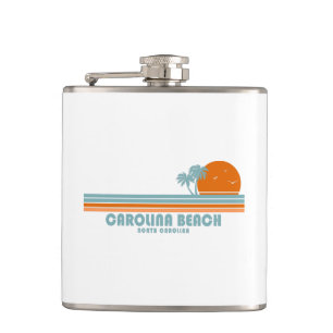 Flasques Carolina Beach Caroline du Nord Sun Palm Trees
