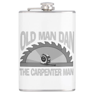 Flasques Carpenter Woodworking Old Man Dan Lumber Builder