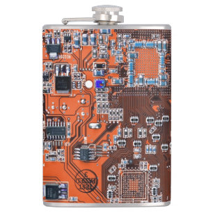 Flasques Carte circuit imprimé circuit orange PCB
