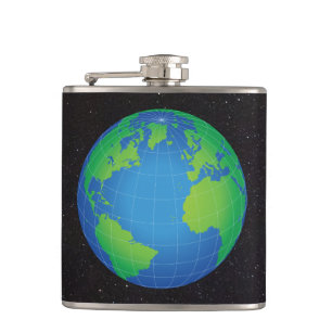 Flasques Carte du monde Starry Sky