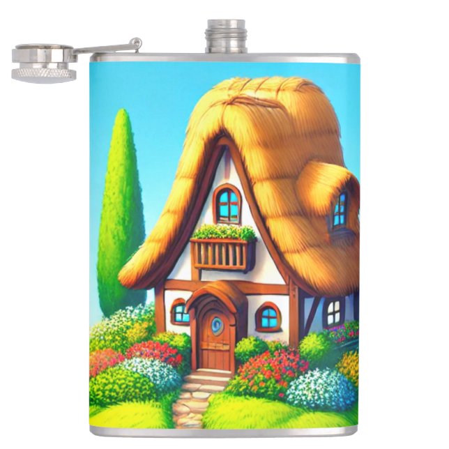 Flasques Cartoon Cottage (Ouvert)