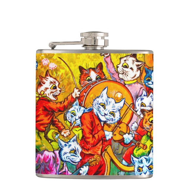 Flasques Cat Musical Band (Devant)