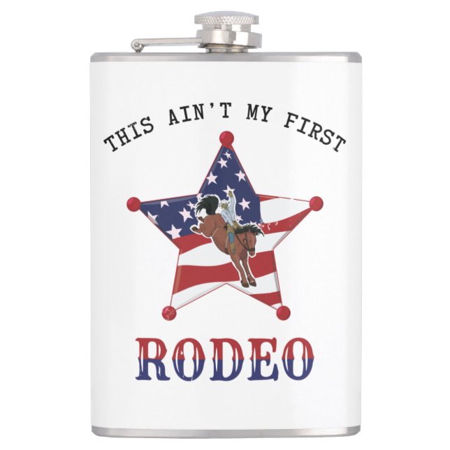 Flasques Ce n'est pas mon premier RODEO (Devant)
