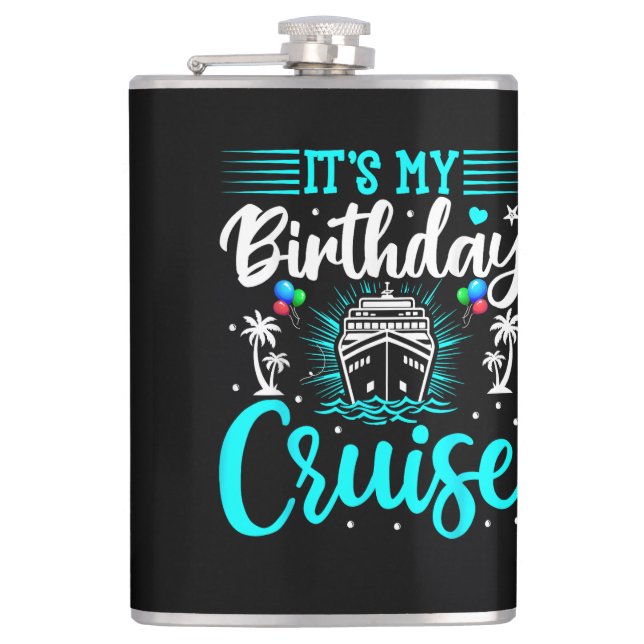 Flasques C'est mon anniversaire de croisière - Anniversaire (Devant)