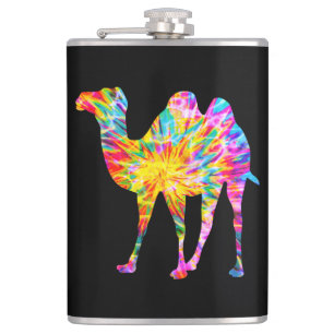 FLASQUES CHAMEAU TIE DYE