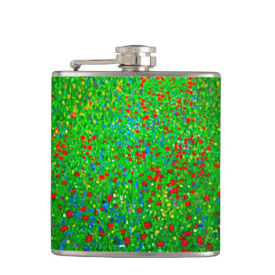 Flasques Champ de pavot Gustav Klimt