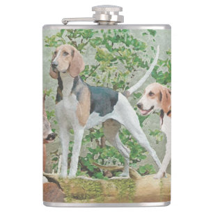 Flasques Chasse aux chiens