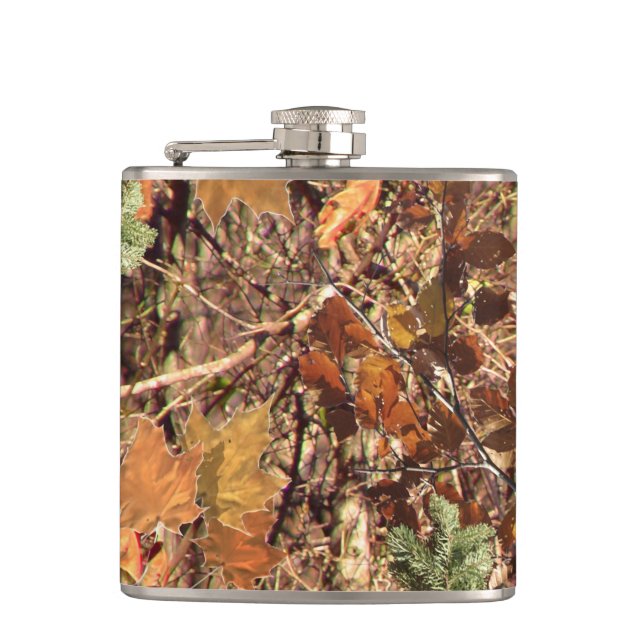 Flasques Chasseur de la nature Automne Camouflage peinture  (Devant)