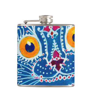 Flasques Chat gothique bleu