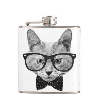 Flasques Chat hippique vintage