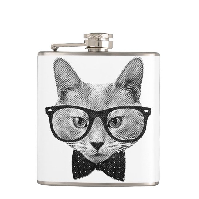 Flasques Chat hippique vintage (Devant)