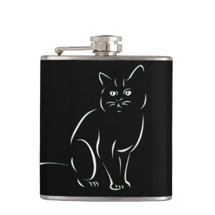 Flasques Chat Kitty Blanc