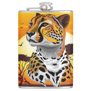 Flasques Cheetah African Feline Wild Animal
