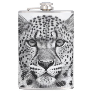 Flasques Cheetah Animal Wild Nature Illustration Line Epic