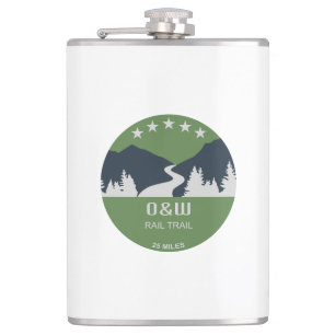 Flasques Chemin de fer O&W
