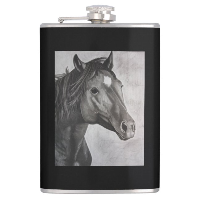 Flasques Cheval Main Drake Art (Devant)
