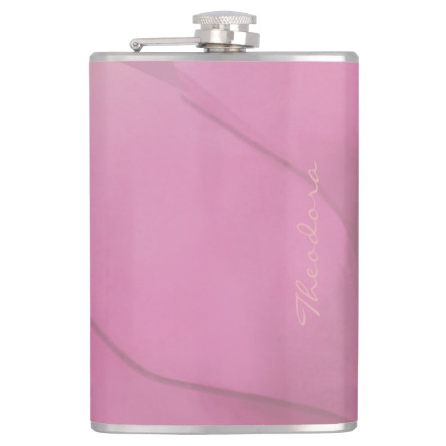Flasques Chic Gold Violet Floral (Devant)