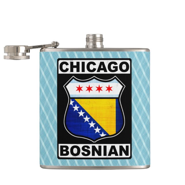 Flasques Chicago Bosniaque Américain (Ouvert)