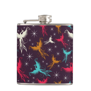 Flasques Chiffre motif d'oiseaux de Phoenix