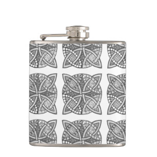 Flasques Choisissez votre couleur Celtic Knot Motif décorat