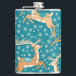 Flasques Christmas Reindeer : Vintage Motif sans couture.<br><div class="desc">Noël Vintage motif sans couture avec rennes. Vintage renne de Noël ! Classique Motif sans Seamless. Magie de Noël Vintage ! Reindeer dans un motif intemporel sans couture. motif, nouveau, arrière - plan, noël, abstrait, illustration, décoration, nature, vintage, hiver, neige, blanc, animal, beauté, rétro, sans couture, invitation, célébration, silhouette, rouge...</div>