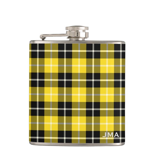 Flasques Clan Barclay Robe Tartan Monogramme (Devant)