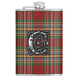 Flasques Clan Chattan Tartan Old Scotland Flask