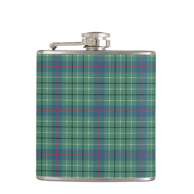 Flasques Clan Duncan Vert clair et bleu tarte antique (Devant)