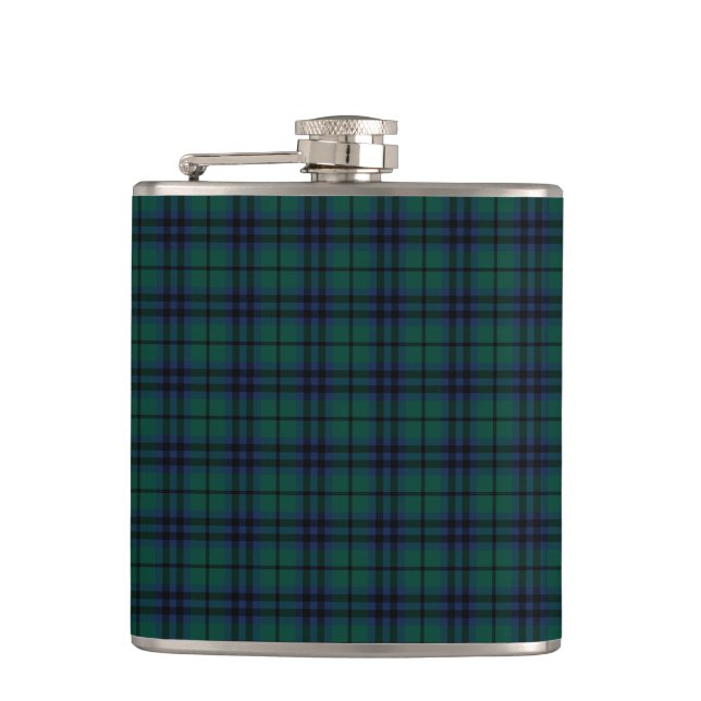Flasques Clan Keith Dark Green Tartan écossais moderne (Devant)