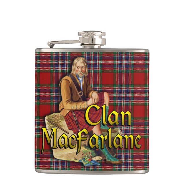 Flasques Clan MacFarlane Old Scotland Flask (Devant)