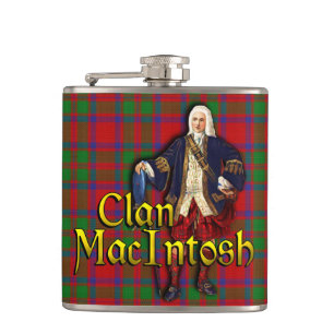 Flasques Clan MacIntosh Old Scotland