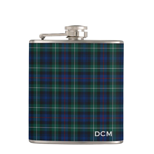 Flasques Clan Mackenzie Tartan Monogramme (Devant)