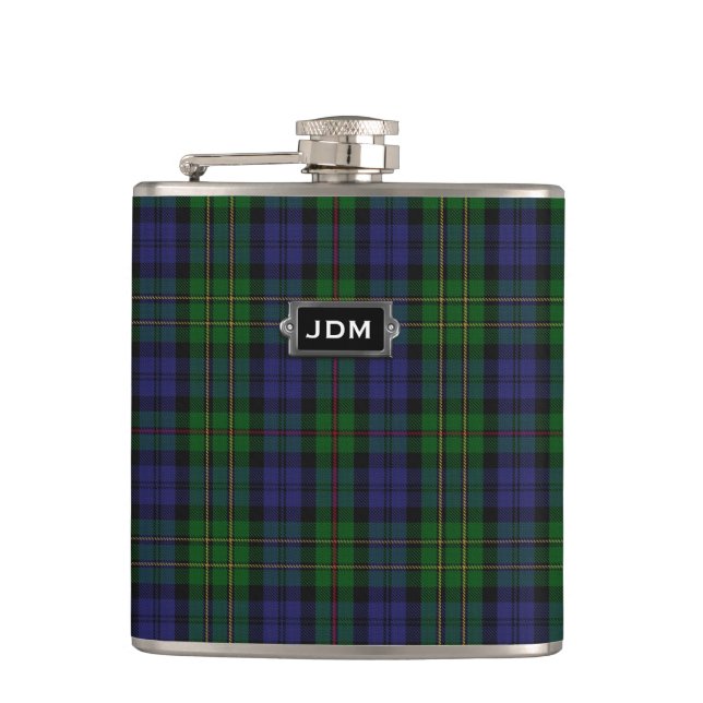 Flasques Clan monogramme MacEwen Tartan Tartan (Devant)