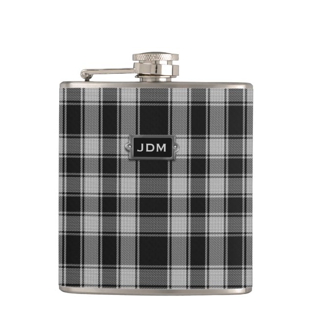 Flasques Clan monogramme MacPhee Tartan Plaid Flask (Devant)