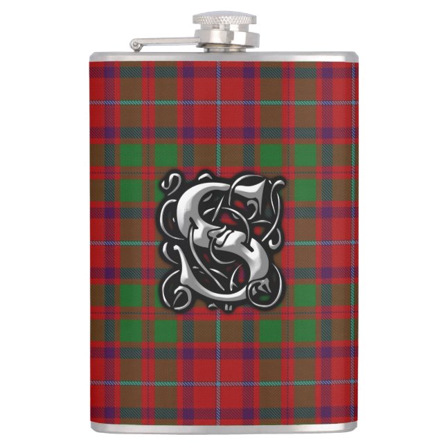 Flasques Clan Shaw Tartan Old Scotland Flask (Devant)