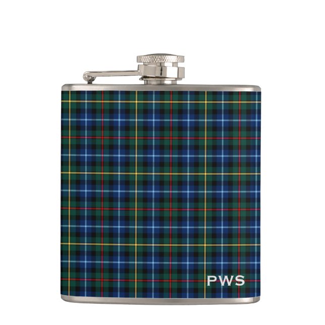 Flasques Clan Smith Tartan Monogramme (Devant)