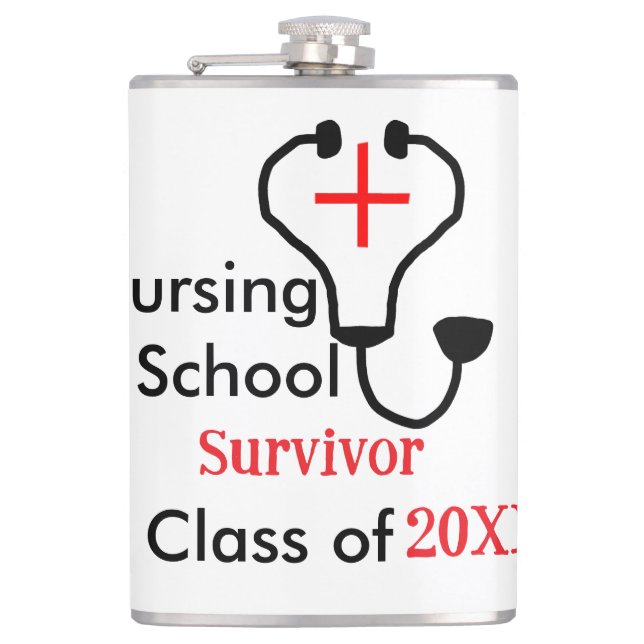 Flasques Classe de survivant de l'école de soins infirmiers (Devant)