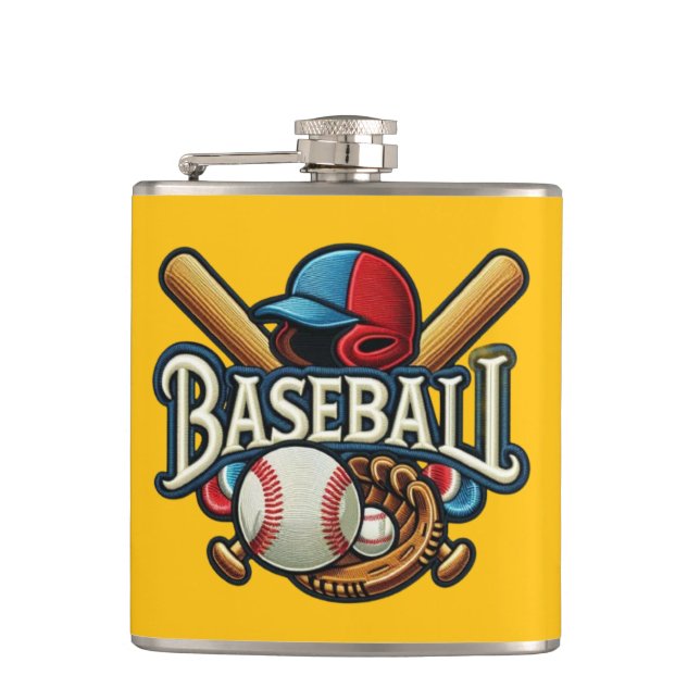 Flasques Classique Baseball Essentials / Stylish Retro Lege (Devant)