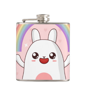 Flasques Clipart arc-en-ciel de Kawaii